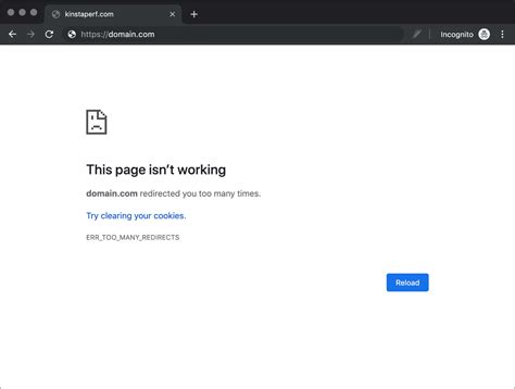 Facing error too many redirects while trying to login .